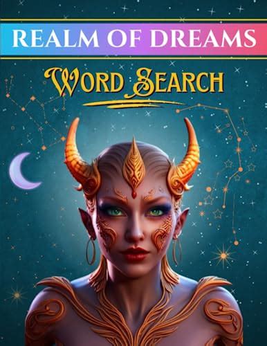 Realm Of Dreams Word Search For Adults Large Print Puzzle Book With