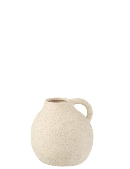 Vase C Ramique Beige La Madeleine D Co