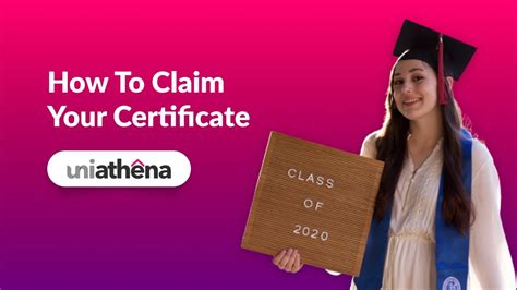 Uniathena Claim Your Certificates For Shortcourses Desktop Users Youtube