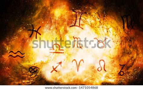 Hand Drawn Horoscope Astrology Symbols Cosmic Stock Illustration 1471054868 Shutterstock