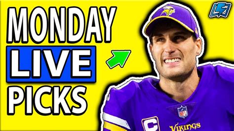 Draftkings Nfl Picks Monday Night Week 10 Live Dfs Betting Picks Youtube