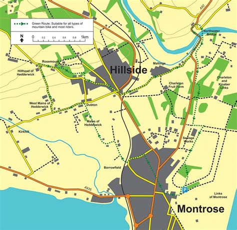 Montrose Map | Visit Angus