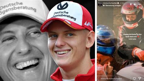 Mick Schumacher schickt Gänsehaut Botschaft an seinen Vater Michael