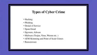 Introduction To Cybersecurity Principles PPT