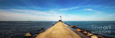 Ludington North Breakwater Lighthouse Photograph By Todd Bielby Fine