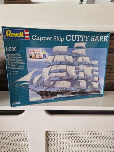 Revell Clipper Ship Cutty Sark Plastic Model Kit 1 220 NEW EBay