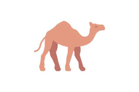 Camel Flat Icon Graphic By Iconbunny · Creative Fabrica