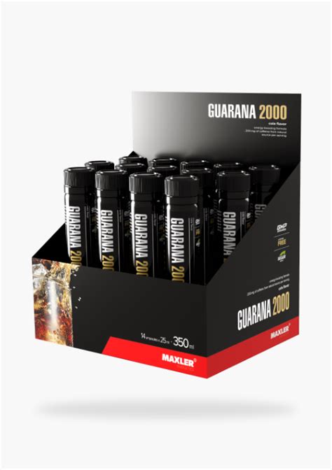 Guarana 2000 Shots Вишня Коробка 14х25 мл – Maxler