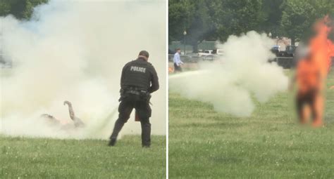 Man Sets Himself On Fire Outside The White House In Washington