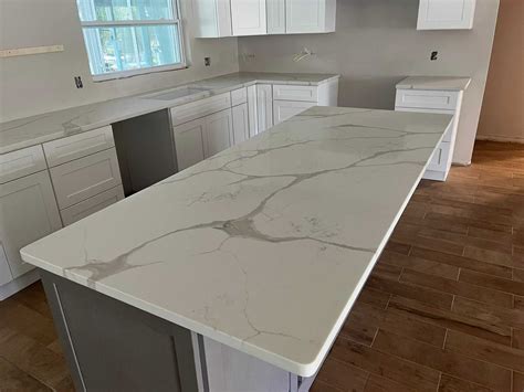 Calacatta Quartz Countertops Javiham Kitchens