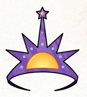 A Purple Crown With Stars On It And The Words Hespern S Crown