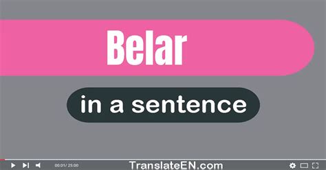 Use "Belar" In A Sentence