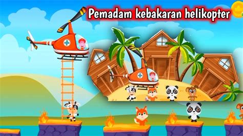 Game Pemadam Kebakaran Helikopter Game Kartun Buat Anak Anak Youtube