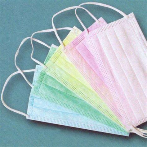 Wholesale Disposable Color Mask Breathable 3 Layer Face Mask China