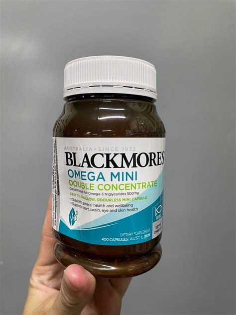 Blackmores Omega Mini Double Concentrate Health Nutrition Health