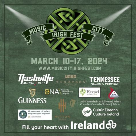 Music City Irish Fest 2024 Set For March 10 17