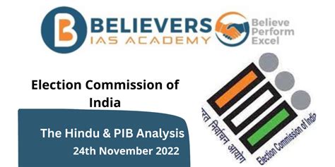 Election Commission of India - Believers IAS Academy