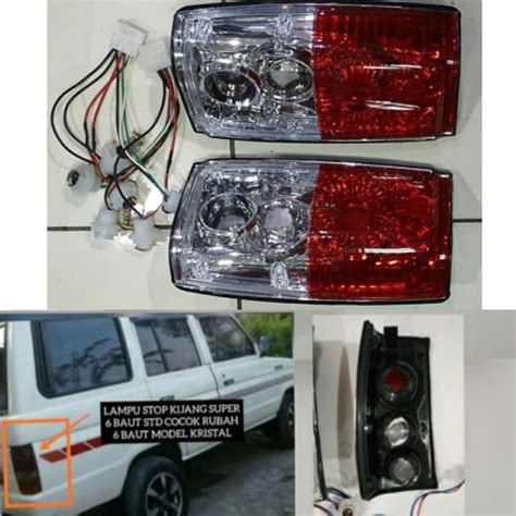 Jual Lampu Stop Kristal TOYOTA KIJANG SUPER Tahun 1986 1991 Jakarta