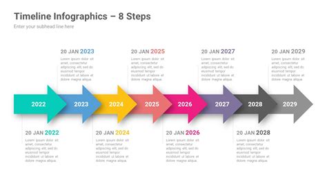 Steps Timeline Infographics Powerpoint Template Presentation Templates