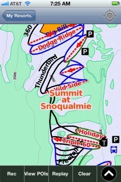 Summit at Snoqualmie Ski App | Ski App Android iPhone