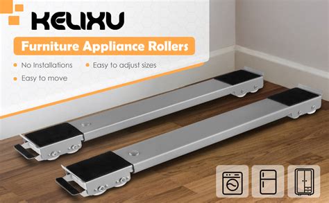 Kelixu Extendable Appliance Rollers Washing Machine Wheels Heavy Duty