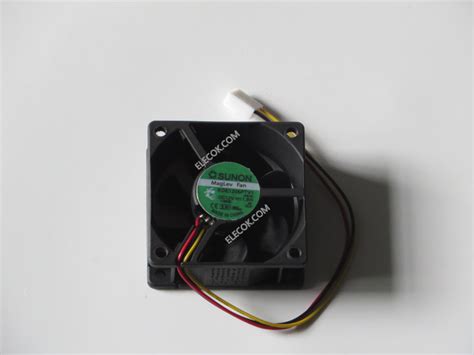 SUNON KDE1206PTV1 12V 1.8W 3wires Cooling Fan