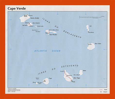 Political map of Cape Verde - 1977 | Maps of Cape Verde | Maps of ...