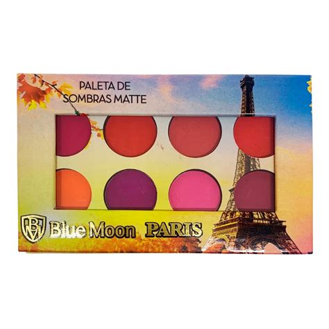 Paleta De Sombras Matte Paris Blue Moon Atacado Revender Virtual