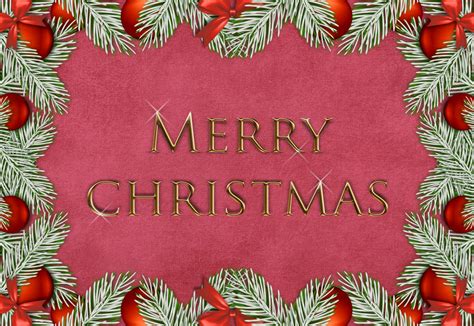 Christmas Background Postcard Free Stock Photo - Public Domain Pictures