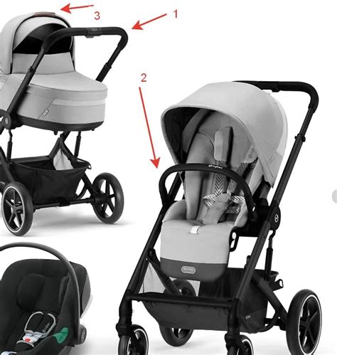 Коляска 3 в 1 Cybex Balios S Lux Lava Grey купить в Lapsi