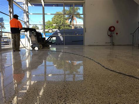 Polished Concrete Bathroom Floor - Real Australian Floors - Australia