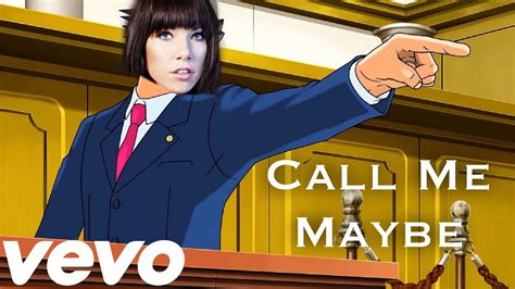 Call Me Maybe Ace Attorney Edit Objection Lol Feat Phoenix Wright