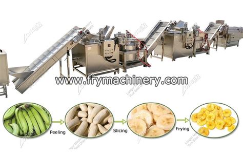 Automatic Banana Plantain Chips Production Line Plant