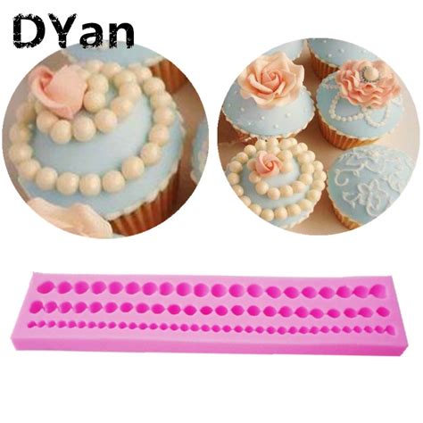 Buy Long Pearl Shaped Fondant Mold Candy Resin Molds