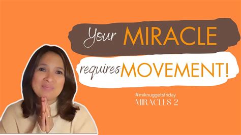 Your Miracle Requires Movement Mik Nuggets Friday Miracles Series 2