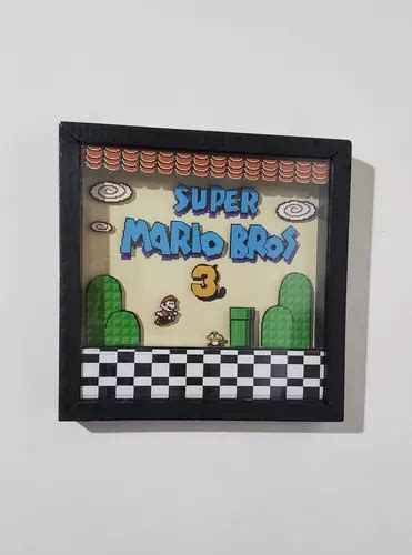 Cuadro 3d Mario Bros 3 Diorama en venta en por sólo 4 800 00