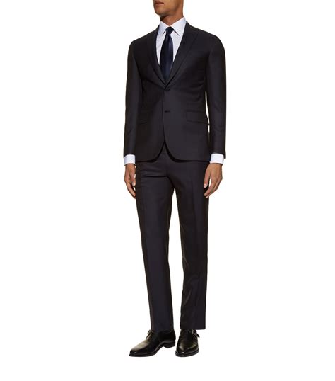 Mens Brioni Multi Madison Wool Suit Harrods Uk