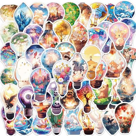 amazoncom pcs aesthetic stickers waterproof vinyl stickers pack