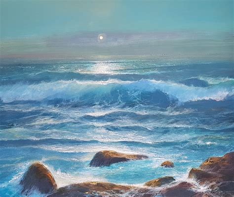 Howard Birchmore Purple Haze Seascape Painting No Naked Walls