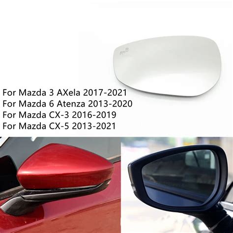 Espejo Retrovisor Para Mazda 3 Axela 6 Atenza CX 3 2013 2021 Cristal