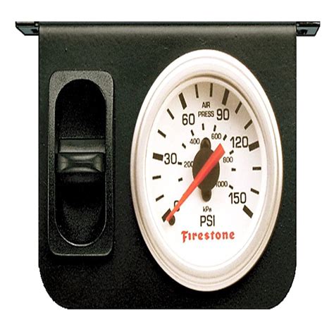 Firestone Ride-Rite White Face 0-150 PSI Electric Analog Display Pressure Gauge