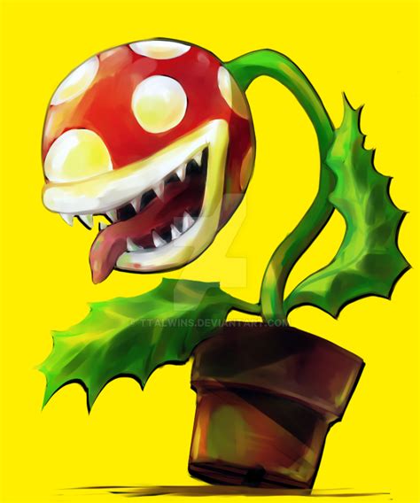 Piranha Plant By Ttalwins On Deviantart