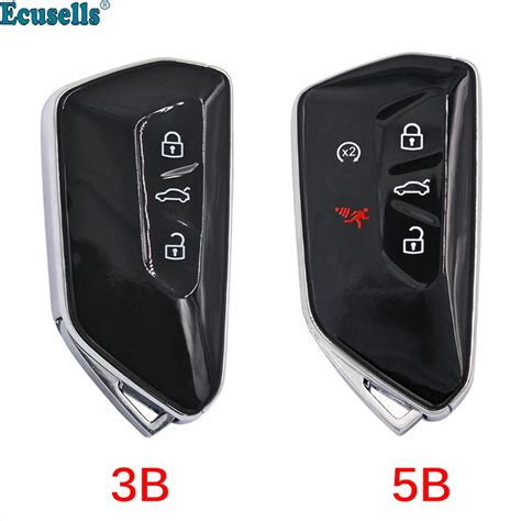 3 5 Buttons Replacement Remote Key Shell Case Fob For VW Golf MK8 ID3