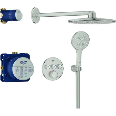 Grohe Grohtherm Smartcontrol Duschsystem Dc Unterputz Supersteel