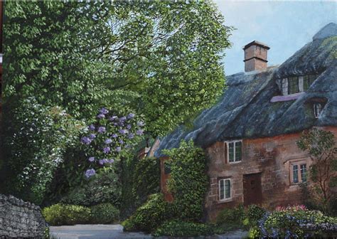 Cotswold Cottage Painting By Roger Burch Fine Art America