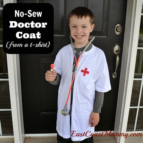 No Sew Doctor Lab Coat Diy Costumes For Boys Kids Lab Coat Diy For Kids