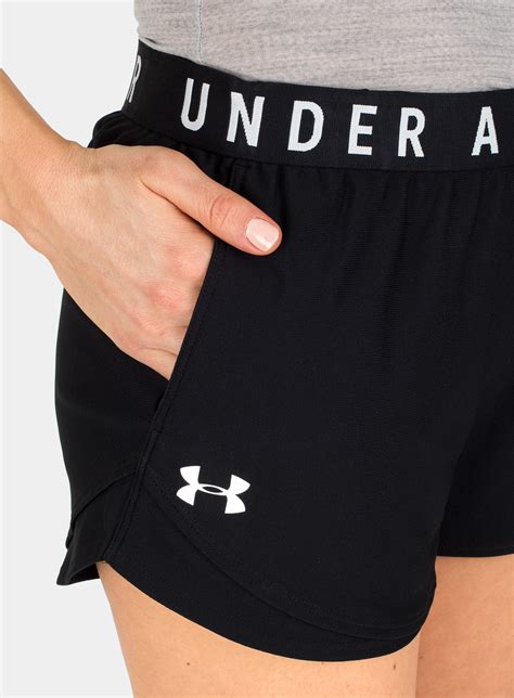 Spodenki Damskie Under Armour Play Up Shorts Black White A Pl