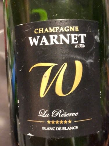 Warnet Fils La Réserve Blanc de Blancs Champagne Vivino US