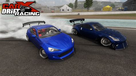 350z Vs Brz Tandem Drift Battle Carx Drift Racing Online Youtube