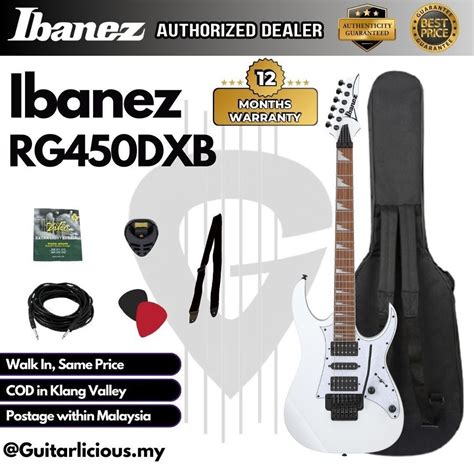 Ibanez Rg Standard Rg450dxb Hsh Floyd Rose Electric Guitar White